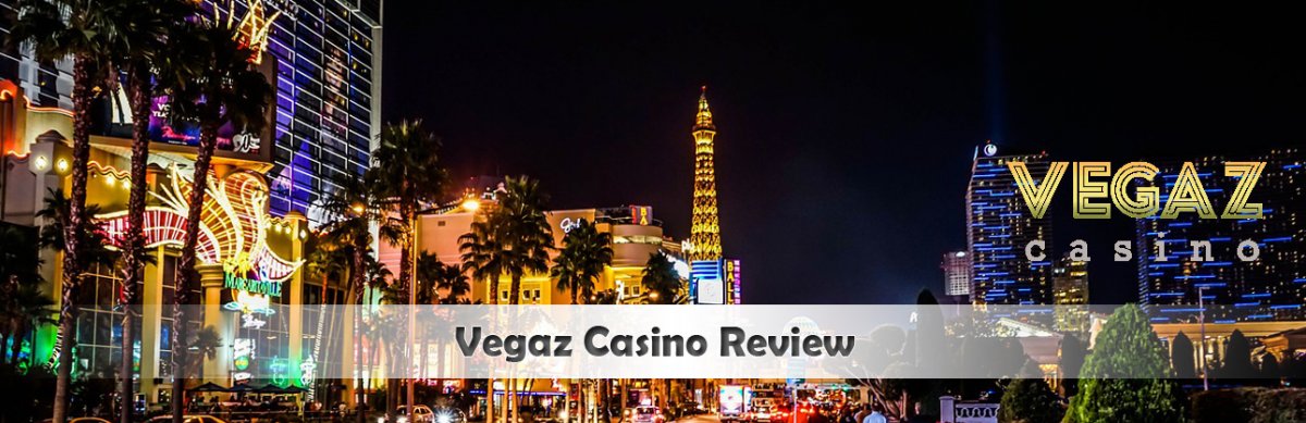 Vegaz Casino Review header